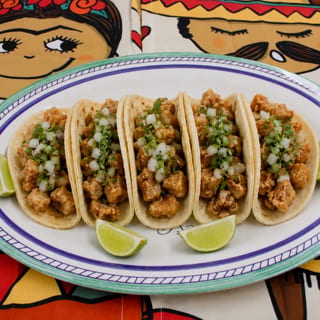 Pork picadera With Ensalada Y Tostones 