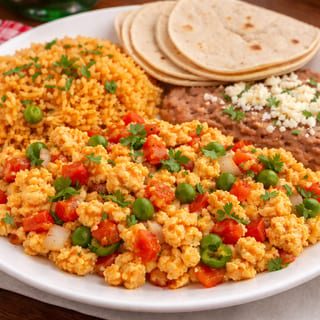 Huevos a la Mexicana Combination