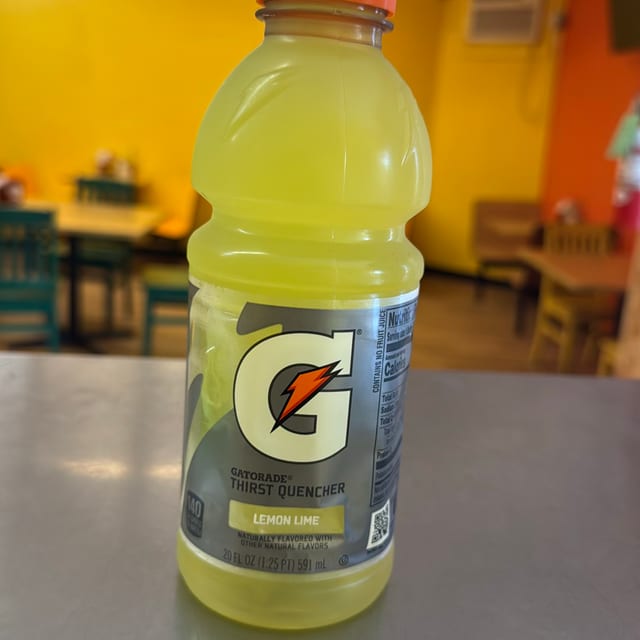 Gatorade lime Lemon.