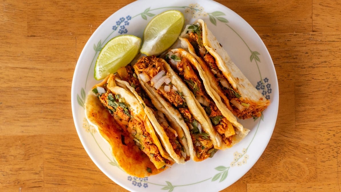 5 Al Pastor Tacos Order.