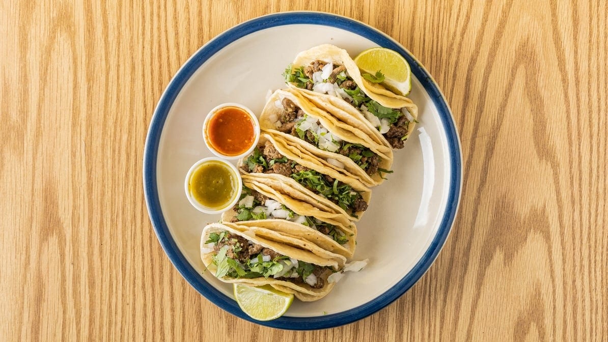 5 Beef / Asada Tacos Order.